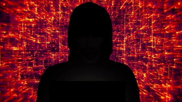 Anonymous Hacker Cyber Security Attack - 4K Dark Web Cybercrime Computer Hacked