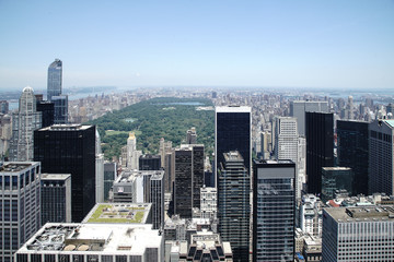 Fototapeta premium Central Park Aerial
