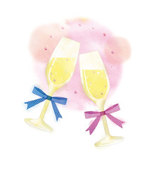 グラスのイラスト