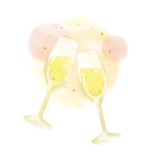 グラスのイラスト