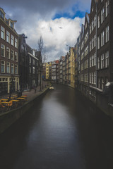 Fototapeta premium Amsterdam Canal Holland Netherlands