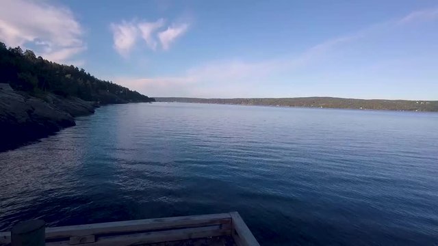 Time lapse by the water in Oslo, Norway.