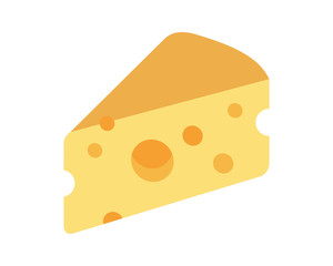 Cheese image vector icon logo