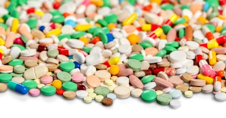 Fototapeta na wymiar Pills, Capsules and Tablets