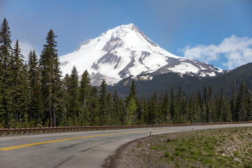Highway 35 views of mighty Mount Hood, Oregon
