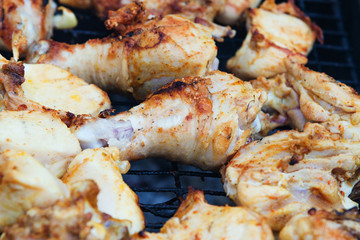 Grilled chicken legs
