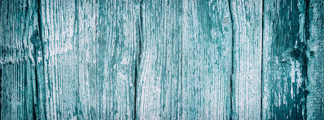 Fototapeta na wymiar banner background wooden texture old blue boards