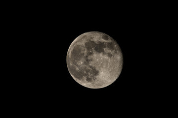 Fototapeta na wymiar 99% full moon
