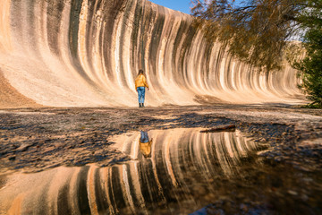Wave Rock is a tourist destination near the town of Hyden, in the south west of Western Australia, Australia.