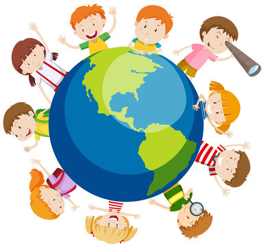 Children over the globe