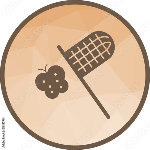 Catch Butterfly Icon Stock Image And Royalty Free Vector
