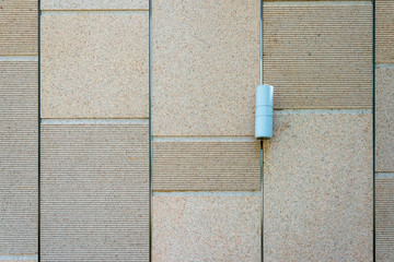 Modern wall lamp on marble texture interior lighting bulbs decoration contemporary