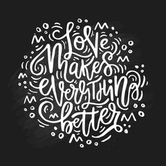 Romantic Handdrawn Letteirng