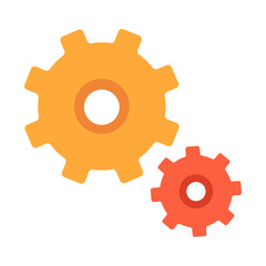 Setting flat illustration