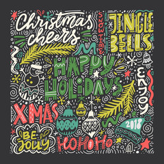 Christmas Lettering Concept