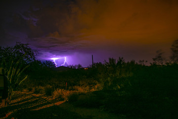 Evening lightning Storm