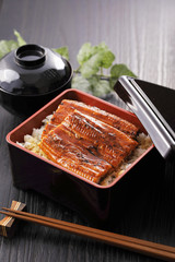 うな重　Unagi Grilled Eel over Rice with Japanese Sauce