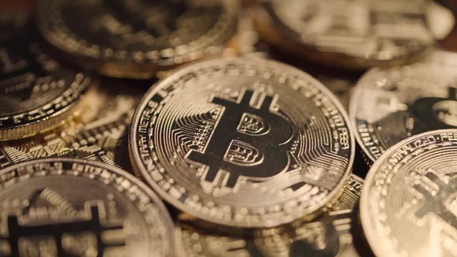 Shining bitcoin as one of the most famous crypto currency