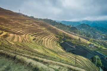 Longji rice terraces near Dazhai, Guangxi, China