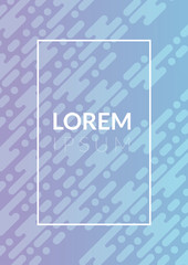 Cover design. Colorful halftone gradients. Colorful geometric background.