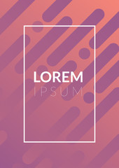 Cover design. Colorful halftone gradients. Colorful geometric background.