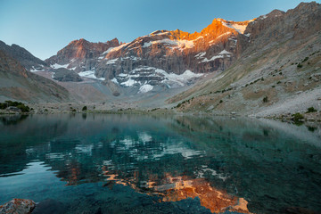 Fann mountains lake