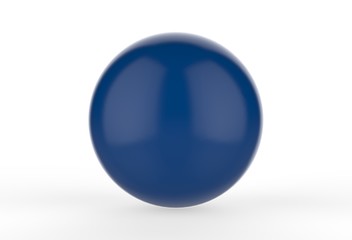 Colorful glossy candy ball on white background, 3d illustration