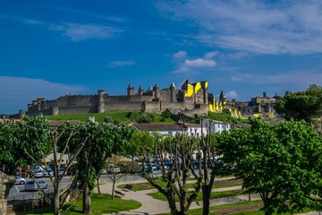 Fototapeta premium Carcassonne, Occitanie, France.