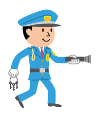 警備員　夜間警備