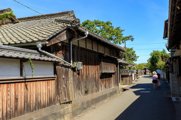 Fototapeta na wymiar 萩の城下町