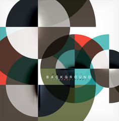 Obraz premium Modern circle abstract background