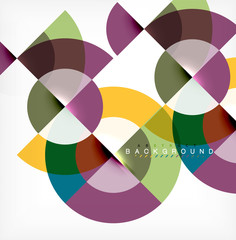 Obraz premium Modern circle abstract background