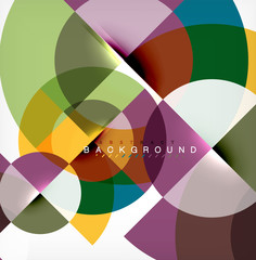 Obraz premium Modern circle abstract background