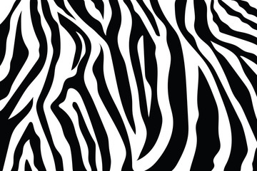 Zebra Stripes Pattern. Zebra print, animal skin, tiger stripes, abstract  pattern, line background, fabric. Amazing hand drawn vector illustration.  Poster, banner. Black and white artwork, monochrom Stock Vector | Adobe  Stock