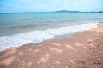 Beautiful sky, sea and sand
