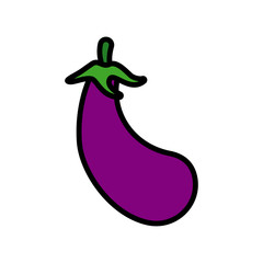 Vegetable Icons with White Background