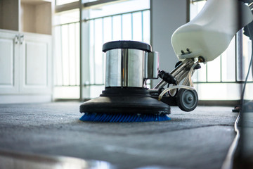 Floor care and cleaning services with washing machine