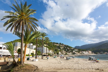 Port Soller beach, Mallorca, Balearic islands, Spain © Mistervlad