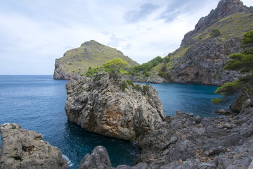 Sa Calobra bay, Mallorca, Balearic islands, Spain