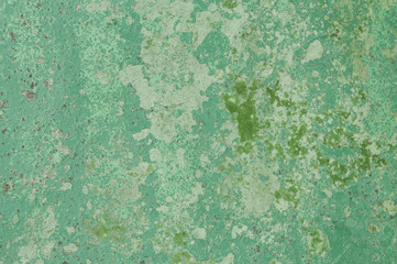 ペイントの色むら　ペンキ　緑