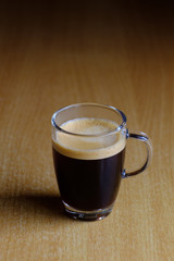 Espresso cup ready to drink