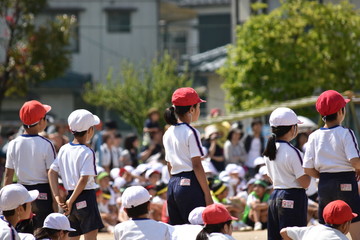 運動会の風景