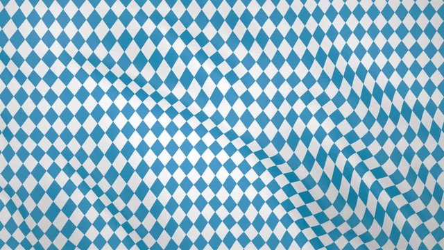 The flag of the oktoberfest flutters in the wind, the animation of the national traditional flag of the oktoberfest, the background, the saver