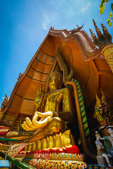 Fototapeta na wymiar Temple Buddha Thailand Peaceful Sky hugh Art