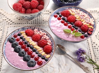 Smoothie bowls.