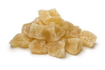 Heap of crystalized ginger