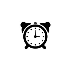 alarm clock on white background