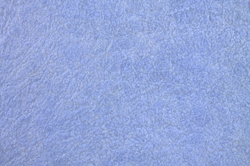 Texture of blue fabric blue soft material