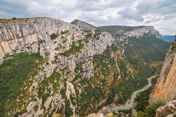 Obraz premium Places of interest in Provence - Verdon Gorge. France.