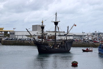 Reproducción de un antiguo Galeón. 